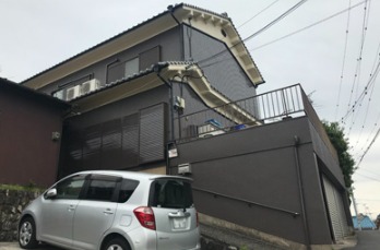 塗装後の外壁の写真。