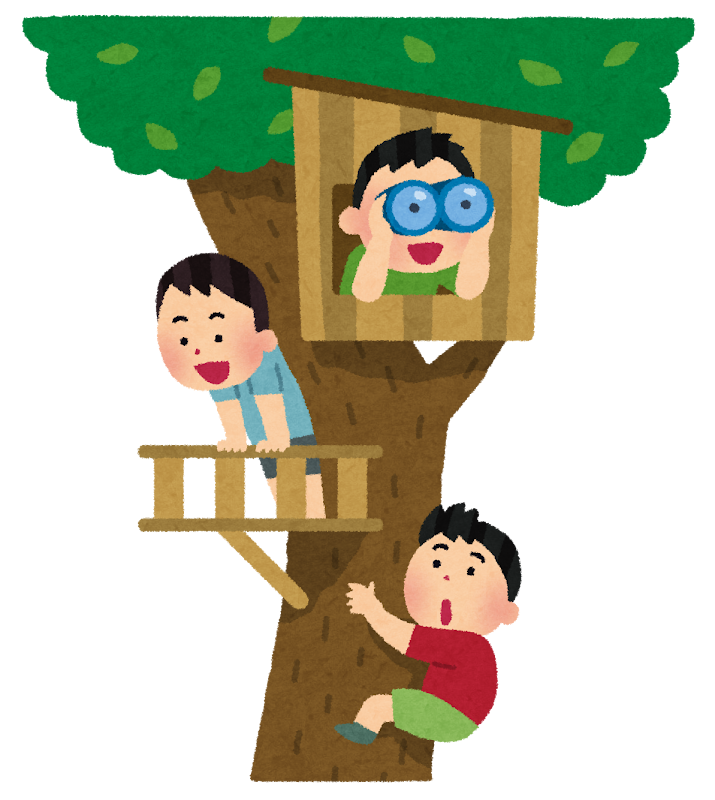 夏休みをイメージする子供たちのイラスト